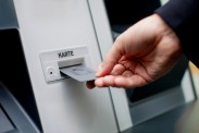 ATM - insert a card