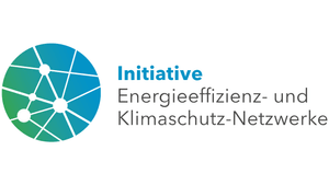 Logo with the inscription "Initiative Energieeffizienz- und Klimaschutz-Netzwerke"