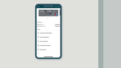 Video Thumbnail: Karten verwalten in Banking-App